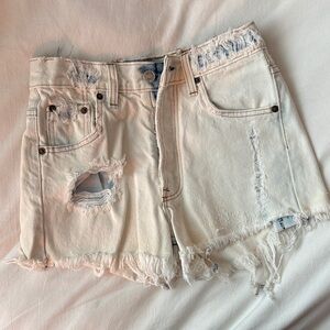 Vintage Levi distressed cut off shorts